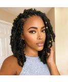 Niseyo 6 Packs Butterfly Locs Crochet Hair 12 Inch - Distressed Locs Crochet Braids in Natural Black (1B) - Pack of 6 - Buy Online on GoSupps.com