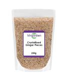 Virgolden 250g Crystallised Ginger Pieces: Premium Quality Ginger Treats - Buy Online on GoSupps.com
