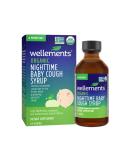 Wellements Organic Nighttime Baby Cough Syrup - Soothes Cough & Promotes Sleep - USDA Organic - 2 Fl Oz 4 Months - Buy Online on GoSupps.com