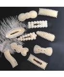 10 Pieces Pearl Hair Clips - Elegant Hair Accessories for Women & Girls | Perfect for Parties Weddings & Daily Wear - Buy Online on GoSupps.com