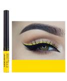 Coloured Eyeliner Matte Liquid Eyeliner Yellow Eyeliner Long-Lasting Waterproof Liquid Eye Liner Highly-Pigmented Colourful Eyeliner for Eye Makeup Tools Black White Purple Brown(Only Yellow) Yellow-09 - Buy Online on GoSupps.com