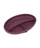 Bazzle Baby Anchor Plate | Strong Suction | BPA-Free Silicone | Divided Design | 3-36 Months | Cranberry - Buy Online on GoSupps.com