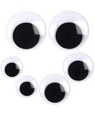 6-Piece Self-Adhesive Googly Eyes Craft Set - 2, 3, and 4 Inches - Black and White - Buy Online on GoSupps.com