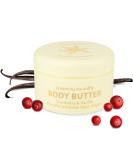 Jean & Len Vegan Body Butter - Cranberry & Vanilla 200ml | Moisturizing Paraben & Silicone-Free Melting Texture & Sweet Fragrance - Buy Online on GoSupps.com