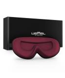 UAMAL 3D Eye Mask Sleep Mask - 100% Blackout Eyelash Extension Sleep Mask for Women & Men - Premium DARK CRIMSON Sleeping Eye Mask - Adjustable Strap Travel Essential - Buy Online on GoSupps.com