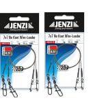 Jenzi Super Soft Steel Leader Set - 4 Pieces 7x7 Knotless Connector 6-20 kg 50 cm + Free Petri Heil! Sticker - International Shipping Available - Buy Online on GoSupps.com
