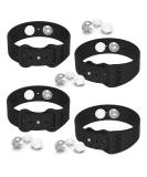 Motion Sickness Bands - Natural Acupressure Wristbands for Nausea Relief | Sea & Morning Sickness - 2 Pairs Black - Buy Online on GoSupps.com