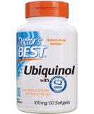 Buy Doctor's Best Ubiquinol 100 mg - 60 Softgels | Premium CoQ10 Supplement - Buy Online on GoSupps.com