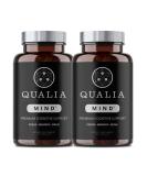 Qualia Mind Nootropics | Top Brain Supplement for Memory, Focus, Mental Energy, and Concentration with Ginkgo biloba, Alpha GPC, Bacopa monnieri, Celastrus paniculatus, DHA & More | (35 ct.) 2-Pack - Buy Online on GoSupps.com