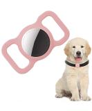 Buy PKQtop Airtag Protective Cover for Dog Collar - Silicone Anti-Lost Case in Pink | Worldwide Shipping - Buy Online on GoSupps.com