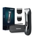 Buy Kensen Men's Intimate Razor - IPX7 Waterproof LED Light Wet & Dry for Body Grooming | Perfect for Testicles Legs Chest & Armpits - Buy Online on GoSupps.com