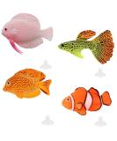 Buy Numama Artificial Fish for Aquarium | Colorful 4pcs Decorative Ornaments for Fish Tanks - Buy Online on GoSupps.com