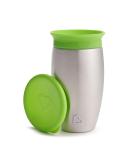 Munchkin  Miracle  Stainless Steel 360 Toddler Sippy Cup  10 Ounce  Green - Buy Online on GoSupps.com