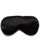 Fishers Finery 25 Momme Mulberry Silk Sleep Mask | Prevents Wrinkles | Travel Mask (Black) 1 Count (Pack of 1) Moonless Night - Buy Online on GoSupps.com