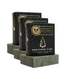Swanky Badger Natural Soap Bar Northern Pine 3 Pack - Pure Essential Oils, Handmade Luxury Soap - Buy Online on GoSupps.com