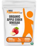 Organic Apple Cider Vinegar Powder 1kg - Digestive Support Supplement - Vegan-Friendly - 500mg/Serving - BULKSUPPLEMENTS - Buy Online on GoSupps.com