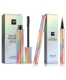 SENANA MARINA 4D Silk Fiber Lash Mascara & Eyeliner Set - Black Liquid Eyeliner Pencil/Waterproof Mascara for Volume and Length - No Clumping - Buy Online on GoSupps.com