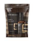 Sandalwood Beard Set - Premium Beard Face Wash & Hydrating Beard Oil for Luxurious Facial Care | International Shipping Available - Buy Online on GoSupps.com