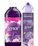 Lenor Exotic Bloom Scent Bundle Pack: Fabric Conditioner 30Washes 1.05L + in-Wash Scent Booster Beads 176gr + Our Gift for You: Organza Bag Size: 9 x 7 x 0.1cm - Buy Online on GoSupps.com