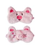 UTENEW 2 Pack Pink Pig Sleeping Eye Mask Blindfold Soft Light-Blocking Night Eye Covers Silky Comfortable Elastic Band for Travel Nap Time Night's Rest - Buy Online on GoSupps.com