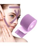 Face Lifting Tape - Myofascial Facial Tape for Wrinkles Anti-Wrinkle Patches Tightening Skin for Forehead and Smile Lines - 2.5 cm x 5 m Purple - Buy Online on GoSupps.com
