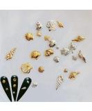 500pcs Nail Art Metal Studs - Sea Series Shell Starfish Deco | NAIL ANGEL 10007 - Buy Online on GoSupps.com
