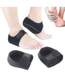 Kapmore Heelsporn Bandage Silicone - Adjustable Breathable Heel Socks for Plantar Fasciitis Protection | 1 Pair - Black - Buy Online on GoSupps.com