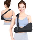 Medical Arm Sling - Adjustable Multi-Fixed Design for Comfort & Support | Fashionable Shoulder Elbow & Wrist Injury Relief for Men & Women - Black Adult - Buy Online on GoSupps.com