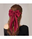 Duories Large Hair Clip - 40cm Elegant Fabric Hair Loop Pin for Women & Girls | Perfect for Thick & Thin Hair - Red Hair Accessories - Buy Online on GoSupps.com