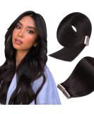 YDDM Invisible Tape Hair Extensions - 20pcs 16 Inch Real Hair Natural Black Skin Weft 40cm - Premium Quality Extensions for a Seamless Look - Buy Online on GoSupps.com