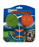 ChuckIt! Fetch Rubber Dog Ball Medley Strato Erratic Ultra Squeaker Balls for Dogs Durable High Bounce Launcher Compatible Dog Toy Gen 2 - 3 Pack Medium Multi Medium - Buy Online on GoSupps.com