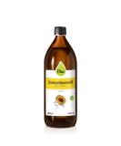 Olini Sunflower Oil 1000ml - Freshly Pressed Cold-Pressed Natural Oil in Glass Bottle | Perfect for Your Kitchen - Buy Online on GoSupps.com