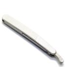 Buy Premium White Straight Edge Folding Barber Razor with Blade - International Shipping Available - Buy Online on GoSupps.com