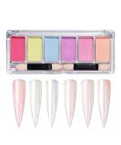6 Colors Chrome Nail Powder Set for DIY Nail Art Decorations - Mermaid Neon Magic Mirror Effect, Holographic Glitter Pigment for Manicures - Buy Online on GoSupps.com