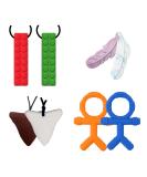 8-Pack Baby Silicone Teething Necklace | Soft Sensory Tools for Autism & ADHD | Safe for Adults & Babies - Buy Online on GoSupps.com