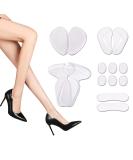 High Heel Cushion Pads - Silicone Inserts for Blisters | Anti-Slip Transparent Heel Grips for Women & Girls - Buy Online on GoSupps.com