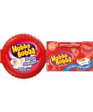 Hubba Bubba Chewing Gum Snappy Strawberry Mega Long Tape 12 Packs of 180 cm & Chewing Gum Seriously Strawberry 20 Packs of 5 Pieces - Buy Online on GoSupps.com