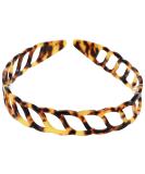Lurrose French Tortoise Shell Headband - Deep Tortoiseshell Hair Hoop for Women - Buy Online on GoSupps.com