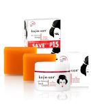 Kojie San 2 Piece Set Skin Soap Original Kojic Acid Soap 2 Bars - 65 Grams Each Face Cream 30 Grams - Get a Fairer Skin Tone! - Buy Online on GoSupps.com
