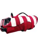 Dog Life Jacket with Reflective Stripes Adjustable High with Strong Rescue Handle Dog Life Vest for Swimming and Boating (Red M (Chest Girth: 20.9"-25.6")) M (Chest Girth: 20.9"-25.6") Red - Buy Online on GoSupps.com