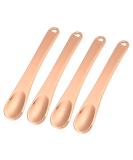 VOCOSTE Mini Makeup Spatula Set - 4 Pcs Rose Gold Eye Cream Massage Sticks for Facial Care & Beauty Scoop - Buy Online on GoSupps.com