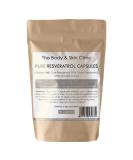 Trans Resveratrol 60 Capsules - Pure Natural - UK Manufactured - Maximum Strength for Ultimate Benefits - Zero Additives - Buy Online on GoSupps.com