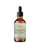 Squalane Oil - 100% Pure Refined Plant-Derived Non-GMO Squalene from Olives - 4 oz Glass Dropper - Hydrating Facial Oil for Skin, Hair & Body - All Skin Types - Buy Online on GoSupps.com