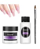 TBeautfave Pink Acrylic Powder Acrylic Powder and Liquid Set Polymer For Acrylic Nail Extension Carving Acrylic Nail Kit Acrylic Nail Brush Nail Art Starter Kit For Nail Art Salon Home DIY - Buy Online on GoSupps.com