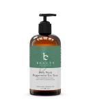 Peppermint Tea Tree Body Wash 16 Fl Oz - Organic Shower Gel for Men & Women, Acne Soothing Soap for Oily Skin - Buy Online on GoSupps.com