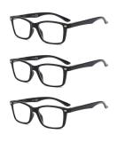 Suertree spring hinge (3 pack) Reading glasses visual aid optics glasses reading help for women men of 2.5x BM151 2.5x diopttria 3PC BM151 - Buy Online on GoSupps.com