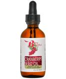 Cranberry Seed Oil - Cold-Pressed 2 fl oz | Moisturizing Face Body & Hair | US Grown - Buy Online on GoSupps.com