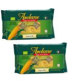 Le Asolane Certified Organic Gluten Free Tagliatelle Pasta | 2 Pack | Premium Italian Gourmet Pasta made from Corn Flour | 8.8 oz - Buy Online on GoSupps.com