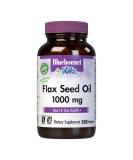 Bluebonnet Nutrition Organic Flax Seed Oil 1000mg - 250 Softgels | Premium Omega-3 Supplement - Buy Online on GoSupps.com