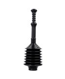 JS Jackson Supplies Professional Bellows Accordion Toilet Plunger, High Pressure Thrust Plunge Removes Heavy Duty Clogs from Clogged Bathroom Toilets, All Purpose Power Plungers for Bathrooms, Black - Buy Online on GoSupps.com